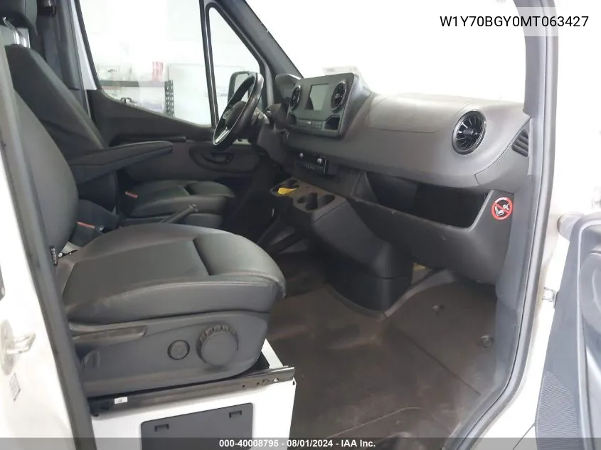 W1Y70BGY0MT063427 2021 Mercedes-Benz Sprinter 1500 Standard Roof I4