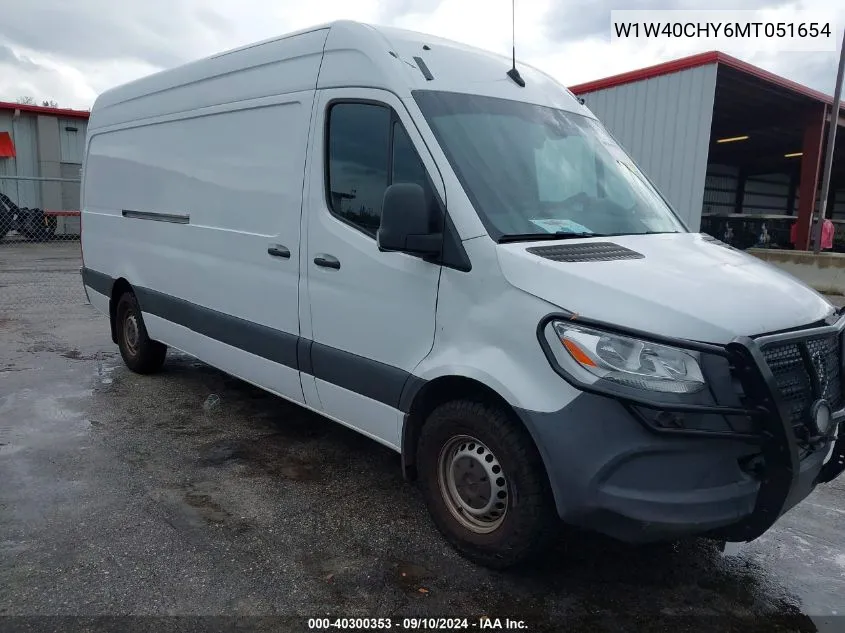 2021 Mercedes-Benz Sprinter 2500 High Roof I4 VIN: W1W40CHY6MT051654 Lot: 40300353