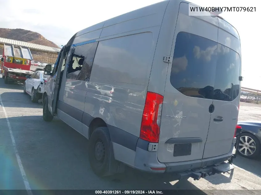 2021 Mercedes-Benz Sprinter 2500 Standard Roof I4 VIN: W1W40BHY7MT079621 Lot: 40391261