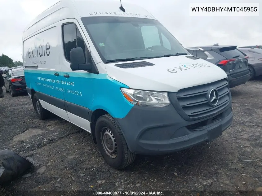 2021 Mercedes-Benz Sprinter 2500 VIN: W1Y4DBHY4MT045955 Lot: 40469877