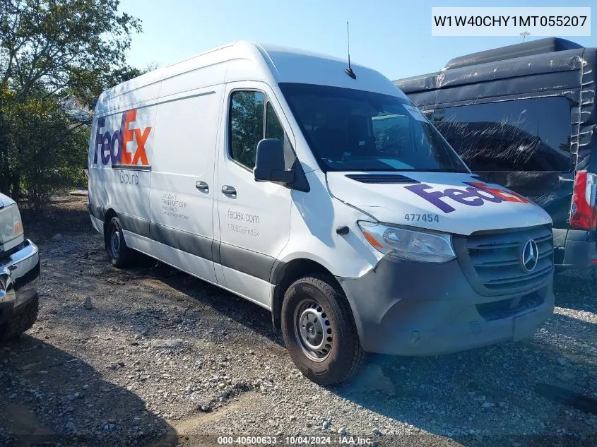 2021 Mercedes-Benz Sprinter 2500 VIN: W1W40CHY1MT055207 Lot: 40500633