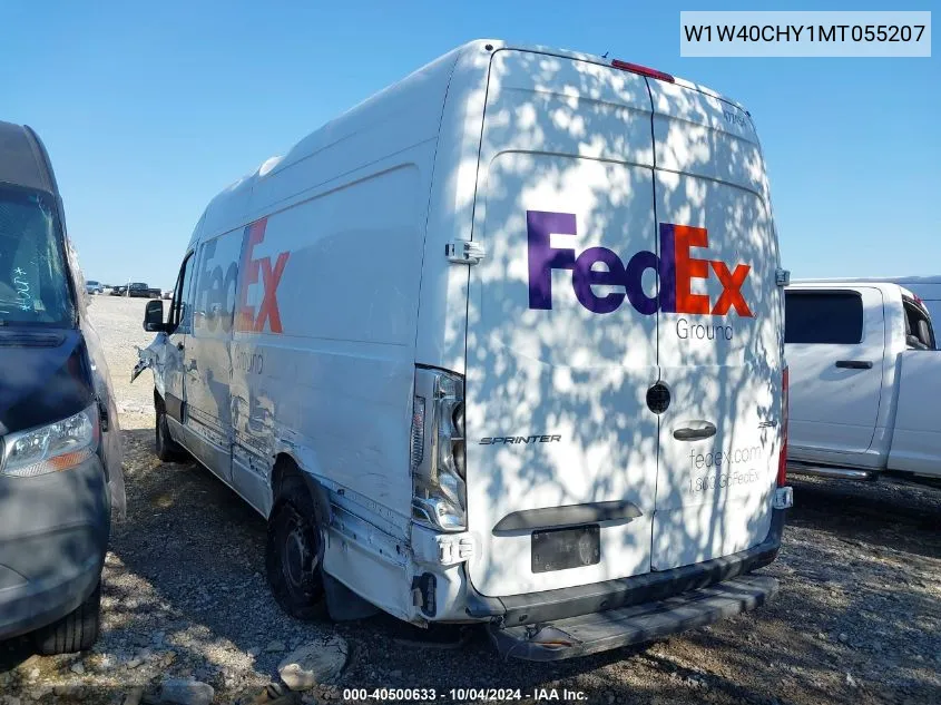 2021 Mercedes-Benz Sprinter 2500 VIN: W1W40CHY1MT055207 Lot: 40500633