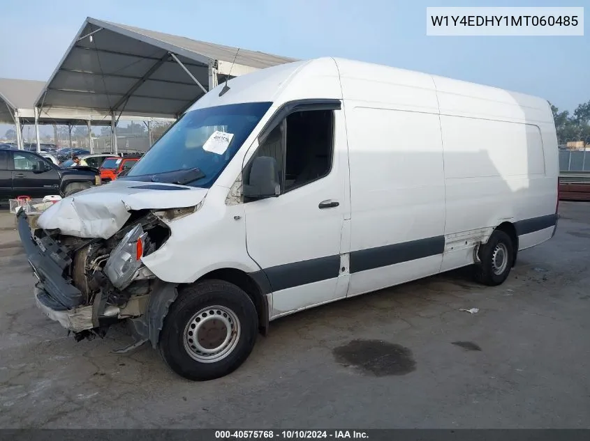 2021 Mercedes-Benz Sprinter 2500 High Roof V6 VIN: W1Y4EDHY1MT060485 Lot: 40575768