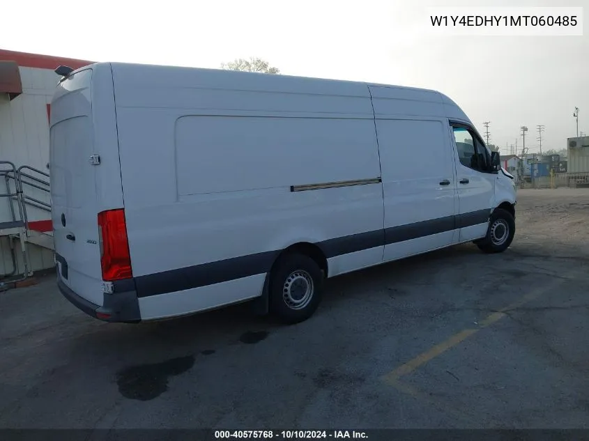 2021 Mercedes-Benz Sprinter 2500 High Roof V6 VIN: W1Y4EDHY1MT060485 Lot: 40575768