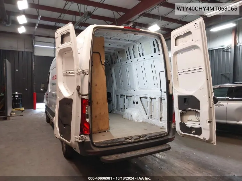 2021 Mercedes-Benz Sprinter 2500 High Roof I4 VIN: W1Y40CHY4MT063065 Lot: 40606981