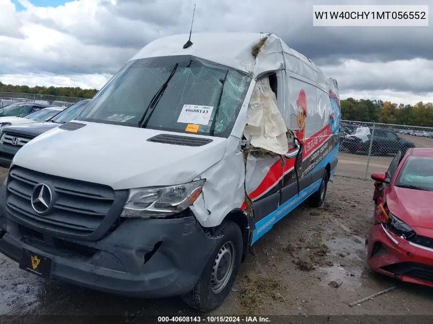 2021 Mercedes-Benz Sprinter 2500 High Roof I4 VIN: W1W40CHY1MT056552 Lot: 40608143