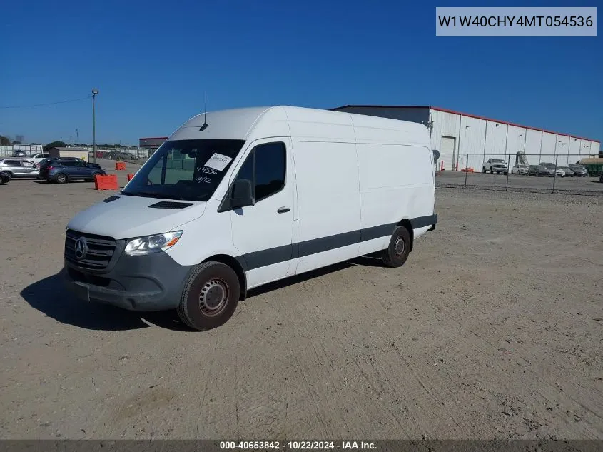 2021 Mercedes-Benz Sprinter 2500 High Roof I4 VIN: W1W40CHY4MT054536 Lot: 40653842