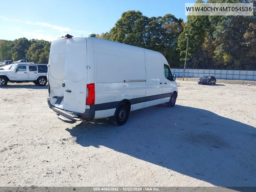 2021 Mercedes-Benz Sprinter 2500 High Roof I4 VIN: W1W40CHY4MT054536 Lot: 40653842