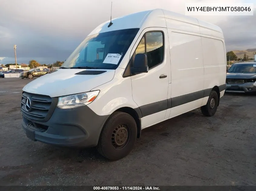 2021 Mercedes-Benz Sprinter 2500 Standard Roof V6 VIN: W1Y4EBHY3MT058046 Lot: 40879053