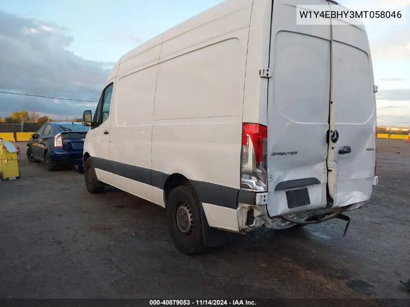 2021 Mercedes-Benz Sprinter 2500 Standard Roof V6 VIN: W1Y4EBHY3MT058046 Lot: 40879053