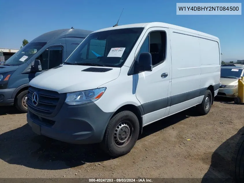 2022 Mercedes-Benz Sprinter 2500 Standard Roof I4 Diesel VIN: W1Y4DBHY2NT084500 Lot: 40247203