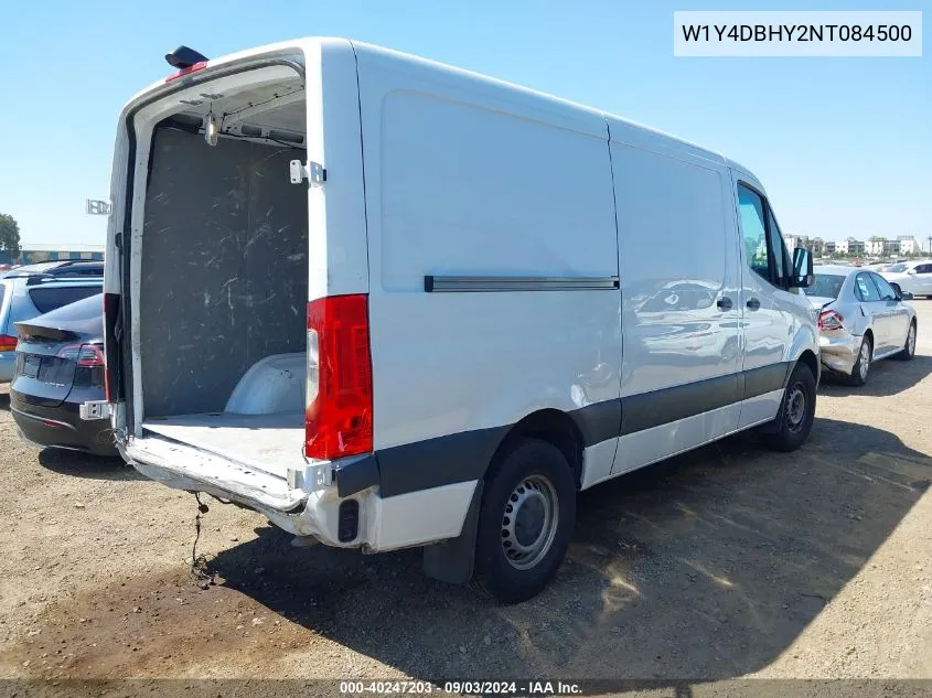 2022 Mercedes-Benz Sprinter 2500 Standard Roof I4 Diesel VIN: W1Y4DBHY2NT084500 Lot: 40247203