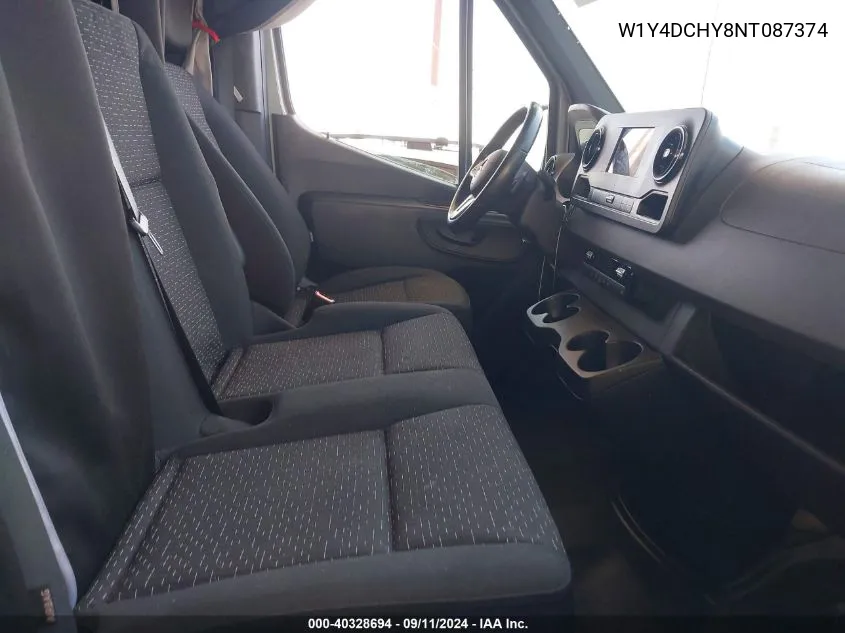 2022 Mercedes-Benz Sprinter 2500 High Roof I4 Diesel VIN: W1Y4DCHY8NT087374 Lot: 40328694