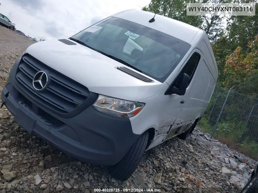 2022 Mercedes-Benz Sprinter 2500 High Roof I4 Diesel VIN: W1Y4DCHYXNT083116 Lot: 40328725