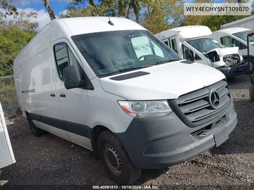 2022 Mercedes-Benz Sprinter 2500 High Roof V6 VIN: W1Y4ECHY5NT109070 Lot: 40591810