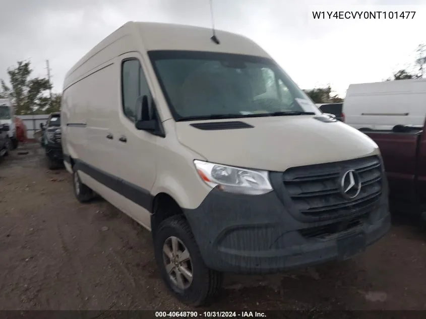 2022 Mercedes-Benz Sprinter 2500 High Roof V6 VIN: W1Y4ECVY0NT101477 Lot: 40648790