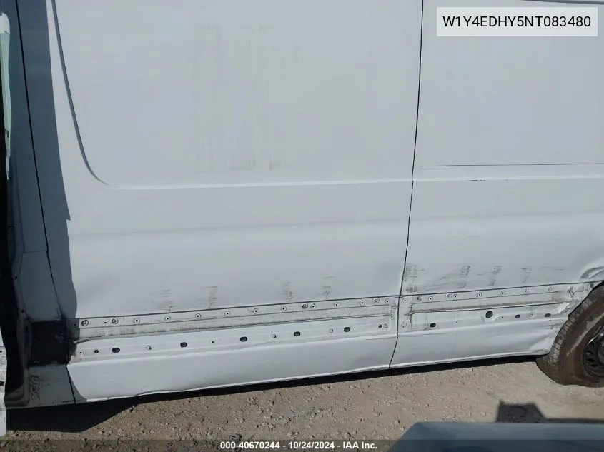 2022 Mercedes-Benz Sprinter 2500 High Roof V6 VIN: W1Y4EDHY5NT083480 Lot: 40670244