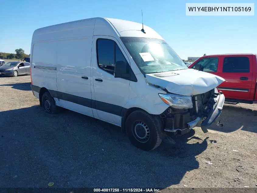 W1Y4EBHY1NT105169 2022 Mercedes-Benz Sprinter 2500 Standard Roof V6