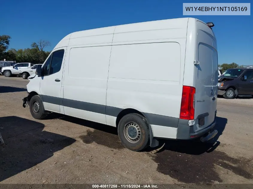 W1Y4EBHY1NT105169 2022 Mercedes-Benz Sprinter 2500 Standard Roof V6