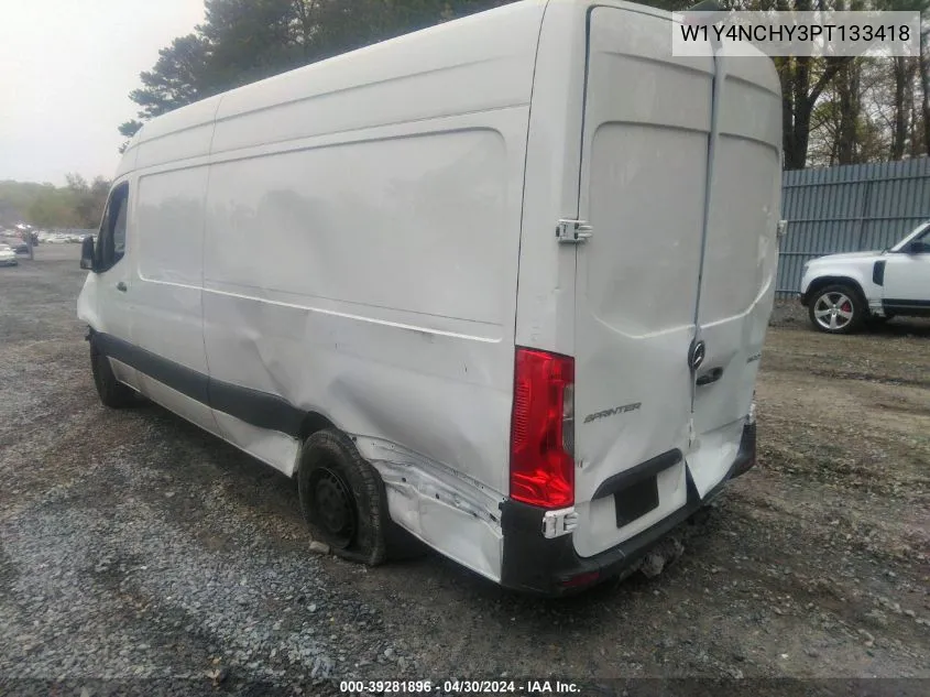 2023 Mercedes-Benz Sprinter 2500 High Roof 4-Cyl Diesel Ho VIN: W1Y4NCHY3PT133418 Lot: 39281896