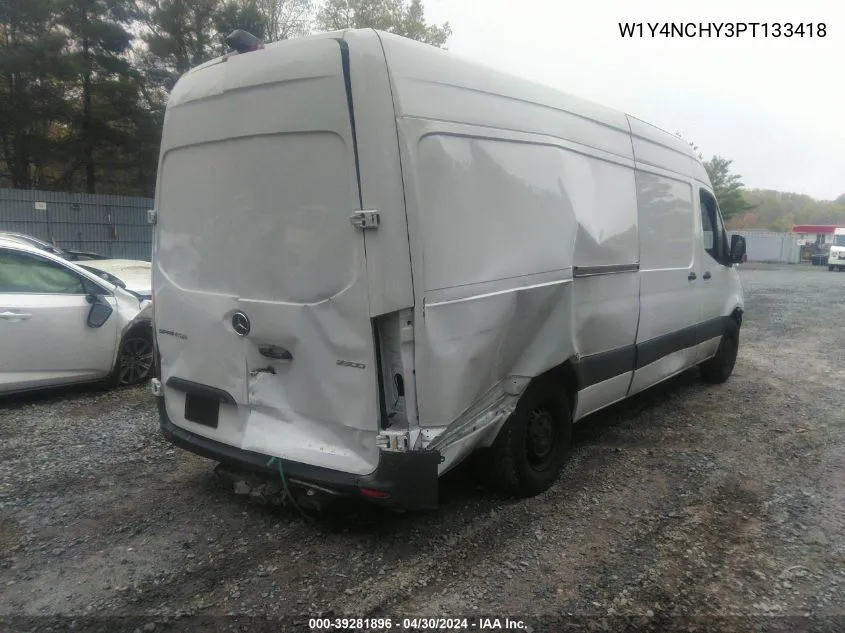 2023 Mercedes-Benz Sprinter 2500 High Roof 4-Cyl Diesel Ho VIN: W1Y4NCHY3PT133418 Lot: 39281896