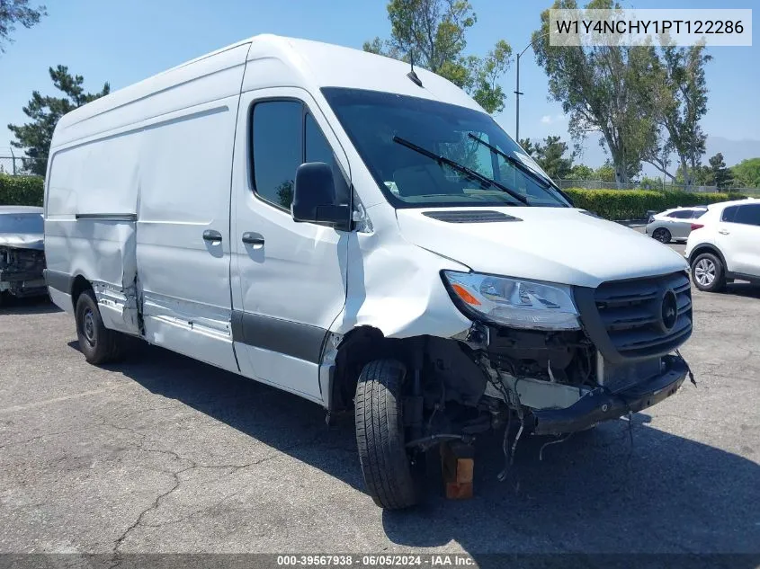 2023 Mercedes-Benz Sprinter 2500 High Roof 4-Cyl Diesel Ho VIN: W1Y4NCHY1PT122286 Lot: 39567938