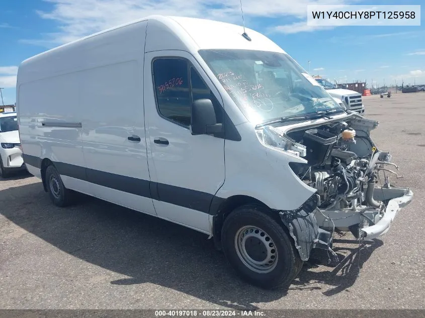 2023 Mercedes-Benz Sprinter 2500 High Roof 4-Cyl Gas VIN: W1Y40CHY8PT125958 Lot: 40197018