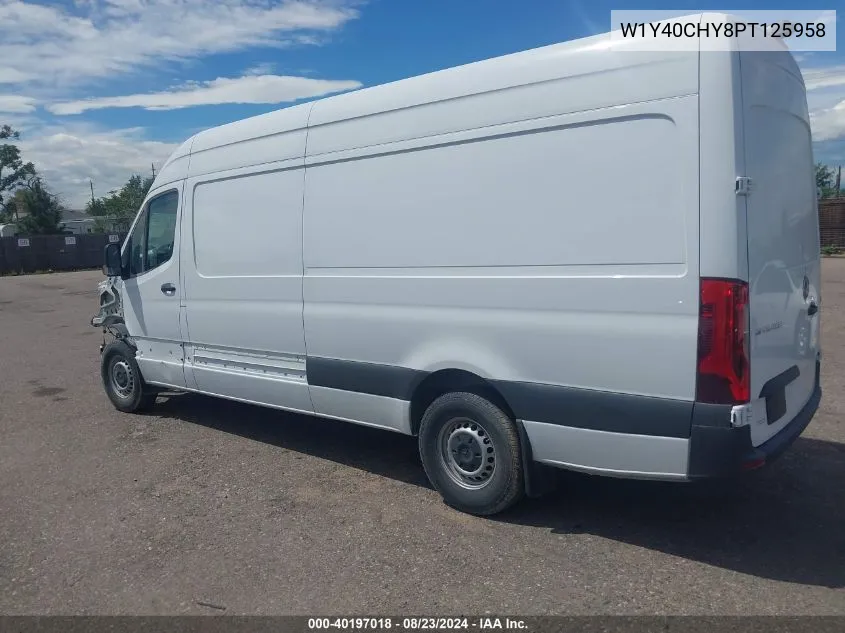 2023 Mercedes-Benz Sprinter 2500 High Roof 4-Cyl Gas VIN: W1Y40CHY8PT125958 Lot: 40197018