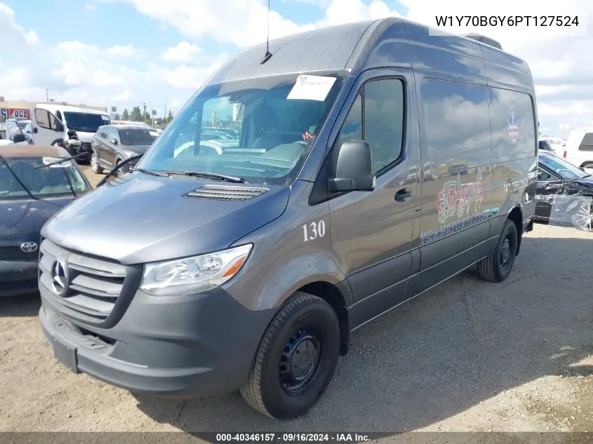 2023 Mercedes-Benz Sprinter 1500 1500 VIN: W1Y70BGY6PT127524 Lot: 40346157