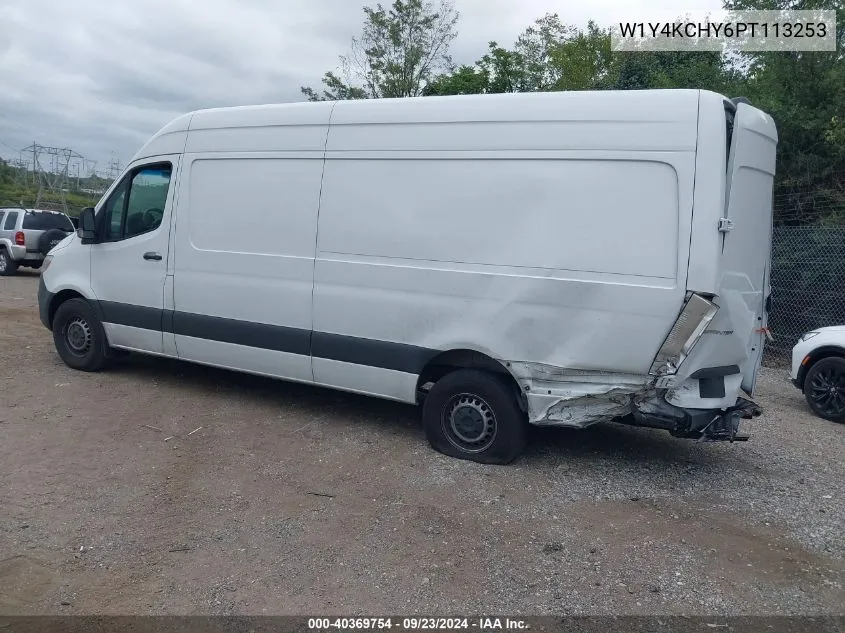 2023 Mercedes-Benz Sprinter 2500 High Roof 4-Cyl Diesel VIN: W1Y4KCHY6PT113253 Lot: 40369754