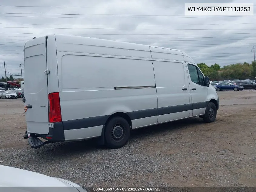 2023 Mercedes-Benz Sprinter 2500 High Roof 4-Cyl Diesel VIN: W1Y4KCHY6PT113253 Lot: 40369754