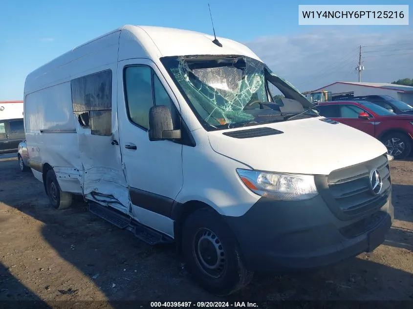 2023 Mercedes-Benz Sprinter 2500 High Roof 4-Cyl Diesel Ho VIN: W1Y4NCHY6PT125216 Lot: 40395497