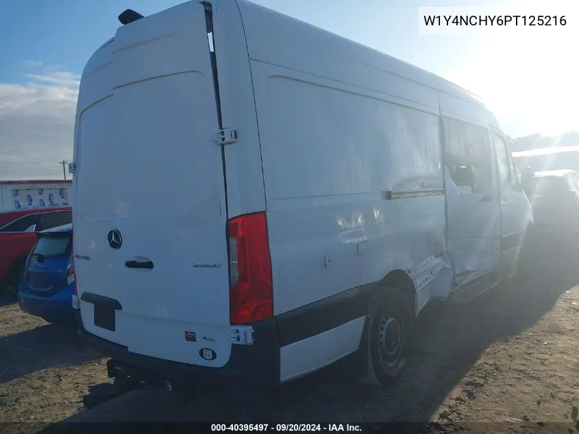 2023 Mercedes-Benz Sprinter 2500 High Roof 4-Cyl Diesel Ho VIN: W1Y4NCHY6PT125216 Lot: 40395497