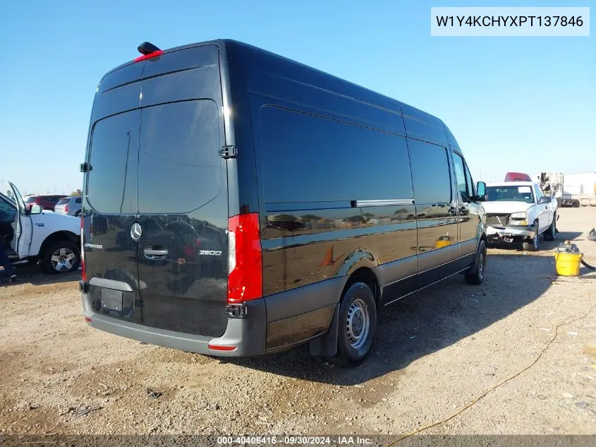 2023 Mercedes-Benz Sprinter 2500 High Roof 4-Cyl Diesel VIN: W1Y4KCHYXPT137846 Lot: 40406415