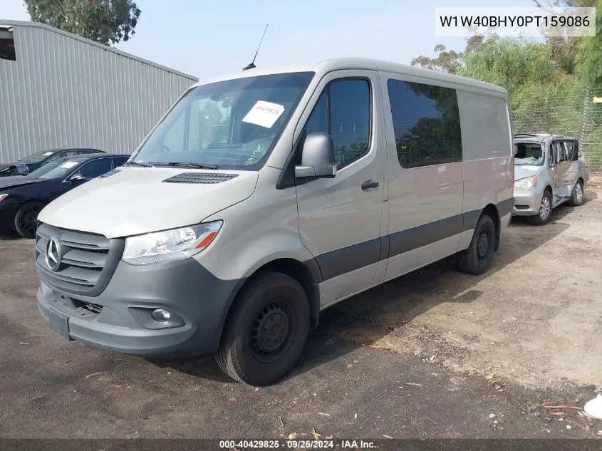 2023 Mercedes-Benz Sprinter 2500 Standard Roof 4-Cyl Gas VIN: W1W40BHY0PT159086 Lot: 40429825