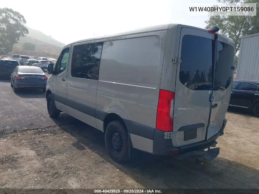 2023 Mercedes-Benz Sprinter 2500 Standard Roof 4-Cyl Gas VIN: W1W40BHY0PT159086 Lot: 40429825