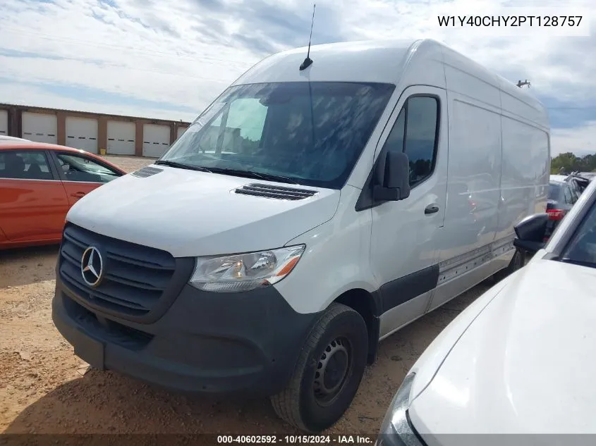 2023 Mercedes-Benz Sprinter 2500 High Roof 4-Cyl Gas VIN: W1Y40CHY2PT128757 Lot: 40602592