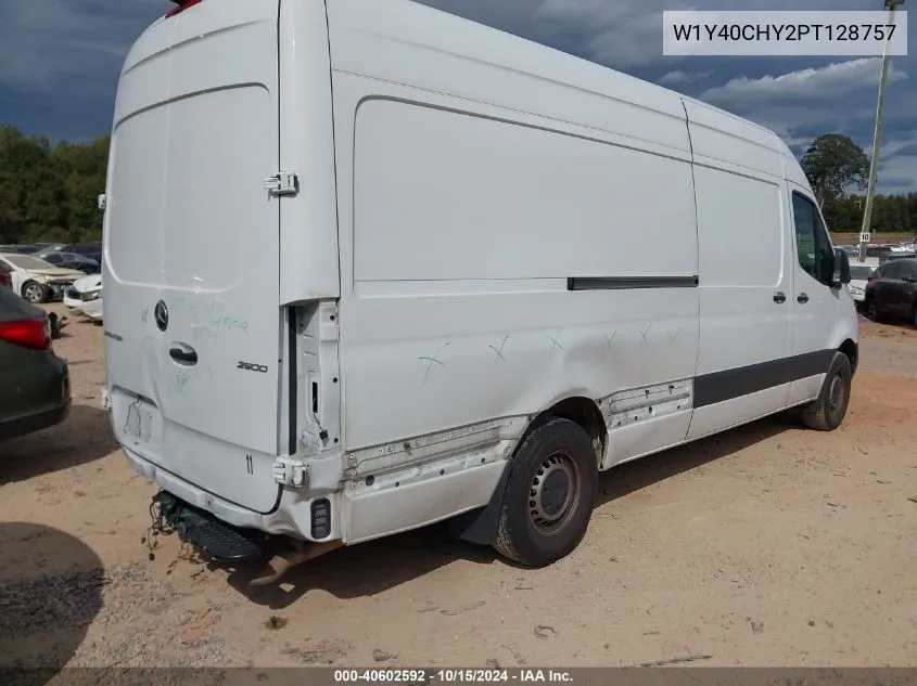 2023 Mercedes-Benz Sprinter 2500 High Roof 4-Cyl Gas VIN: W1Y40CHY2PT128757 Lot: 40602592