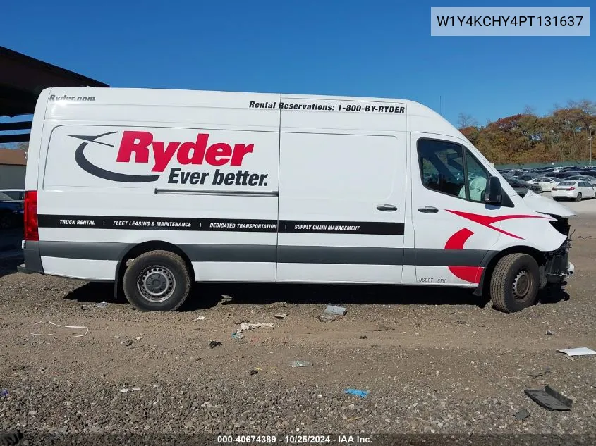 2023 Mercedes-Benz Sprinter 2500 High Roof 4-Cyl Diesel VIN: W1Y4KCHY4PT131637 Lot: 40674389