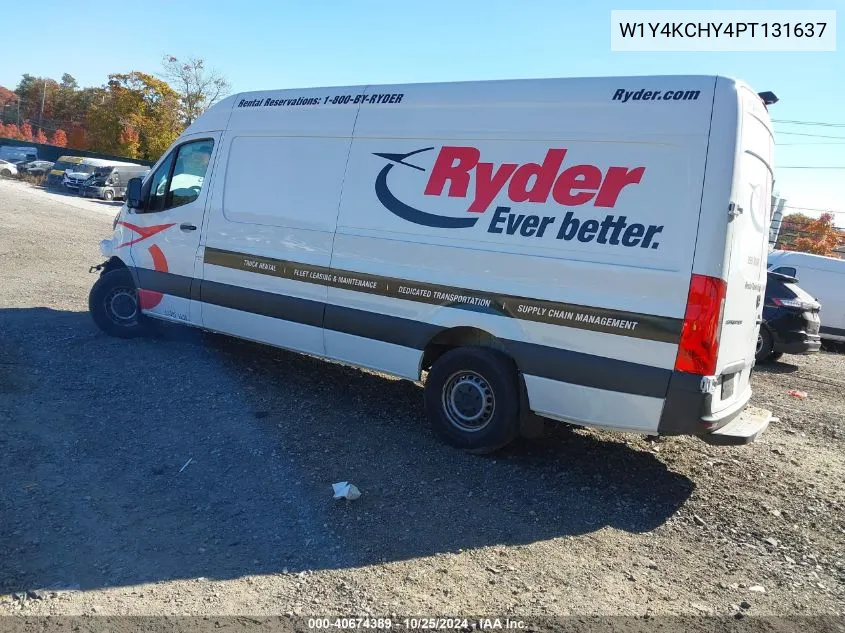 2023 Mercedes-Benz Sprinter 2500 High Roof 4-Cyl Diesel VIN: W1Y4KCHY4PT131637 Lot: 40674389