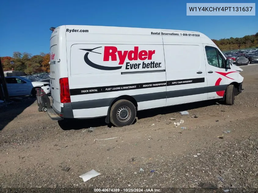 2023 Mercedes-Benz Sprinter 2500 High Roof 4-Cyl Diesel VIN: W1Y4KCHY4PT131637 Lot: 40674389