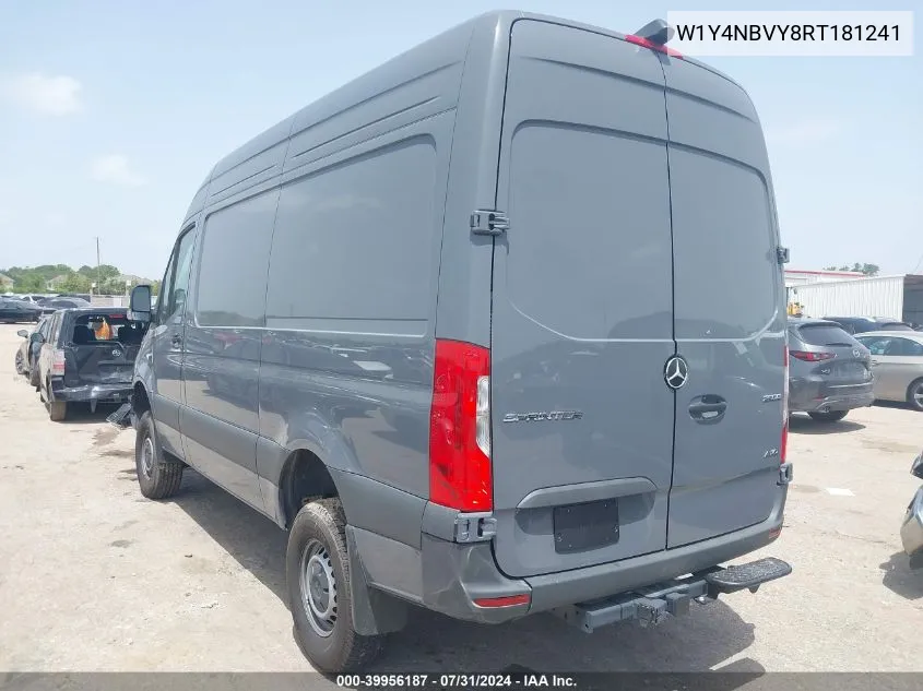 2024 Mercedes-Benz Sprinter 2500 Standard Roof 4-Cyl Diesel Ho VIN: W1Y4NBVY8RT181241 Lot: 39956187