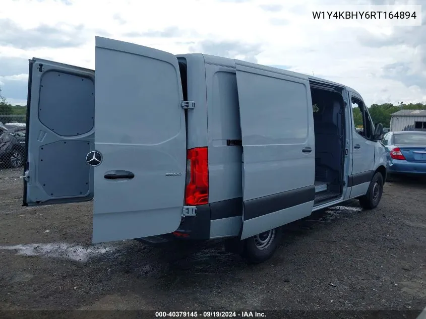 2024 Mercedes-Benz Sprinter 2500 Standard Roof 4-Cyl Diesel VIN: W1Y4KBHY6RT164894 Lot: 40379145