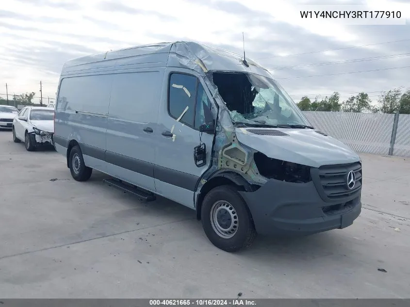 2024 Mercedes-Benz Sprinter 2500 High Roof 4-Cyl Diesel Ho VIN: W1Y4NCHY3RT177910 Lot: 40621665