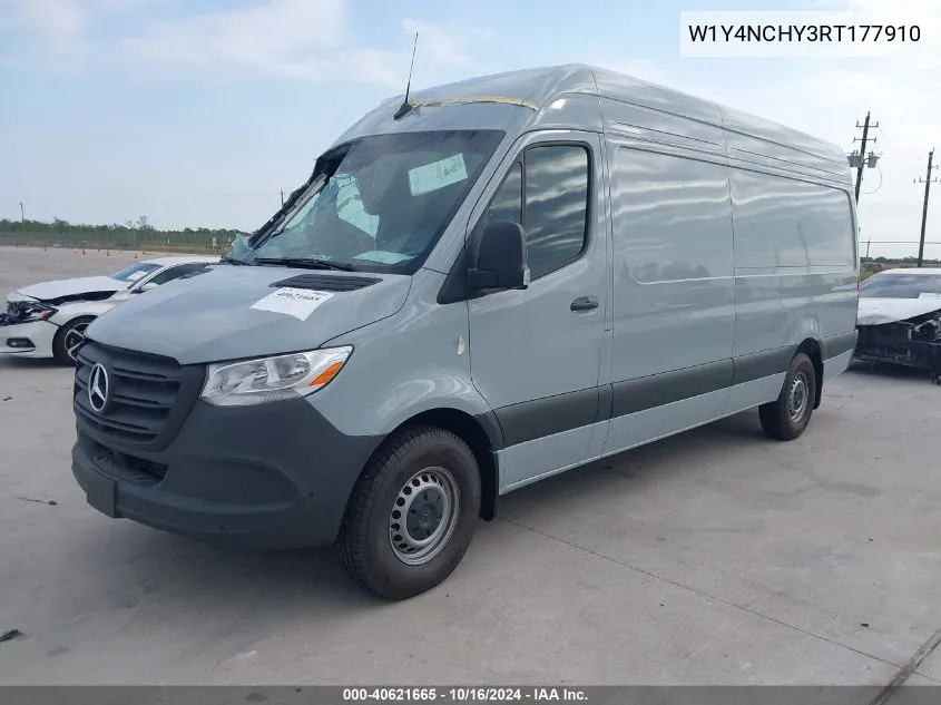 2024 Mercedes-Benz Sprinter 2500 High Roof 4-Cyl Diesel Ho VIN: W1Y4NCHY3RT177910 Lot: 40621665