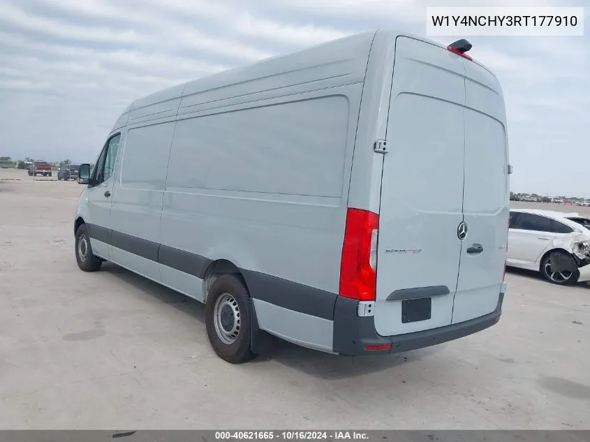 2024 Mercedes-Benz Sprinter 2500 High Roof 4-Cyl Diesel Ho VIN: W1Y4NCHY3RT177910 Lot: 40621665