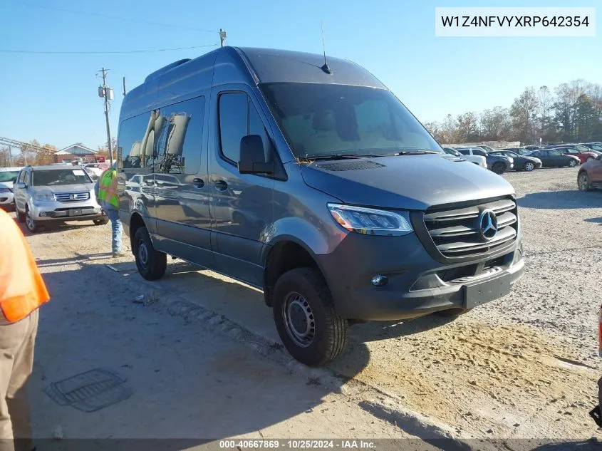 2024 Mercedes-Benz Sprinter 2500 Standard Roof 4-Cyl Diesel Ho VIN: W1Z4NFVYXRP642354 Lot: 40667869