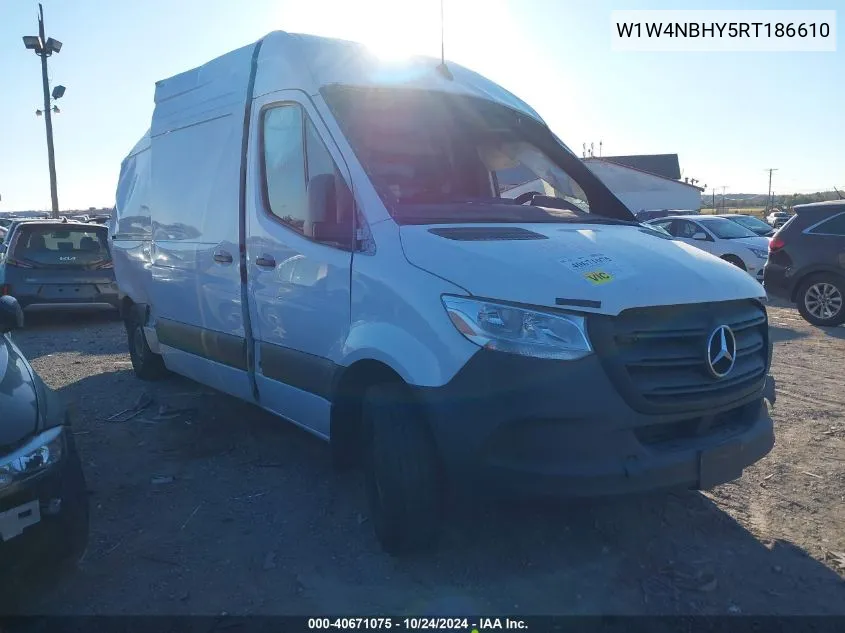 2024 Mercedes-Benz Sprinter 2500 VIN: W1W4NBHY5RT186610 Lot: 40671075