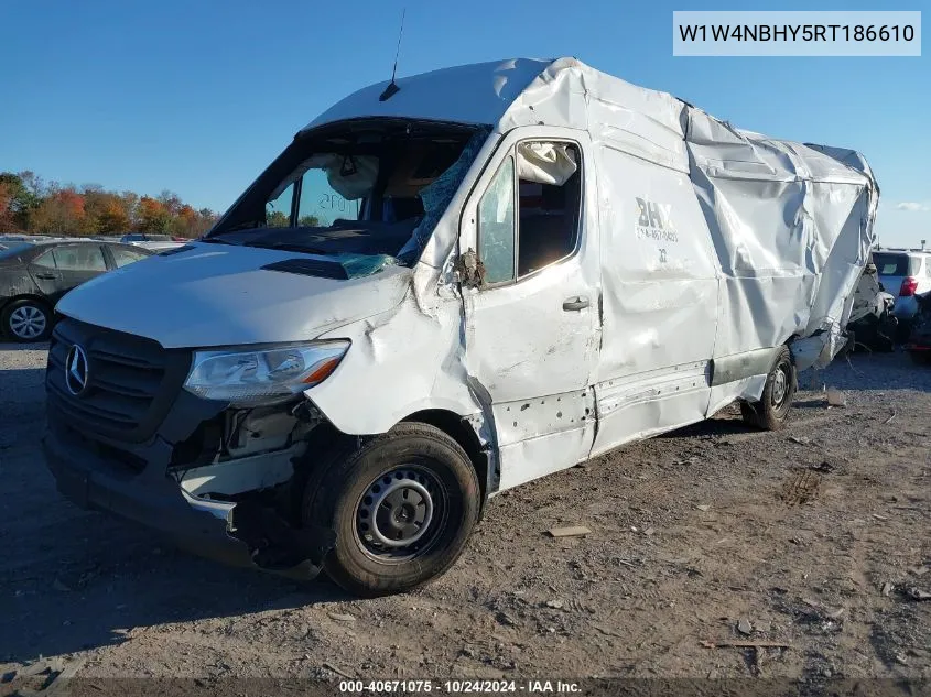 2024 Mercedes-Benz Sprinter 2500 VIN: W1W4NBHY5RT186610 Lot: 40671075