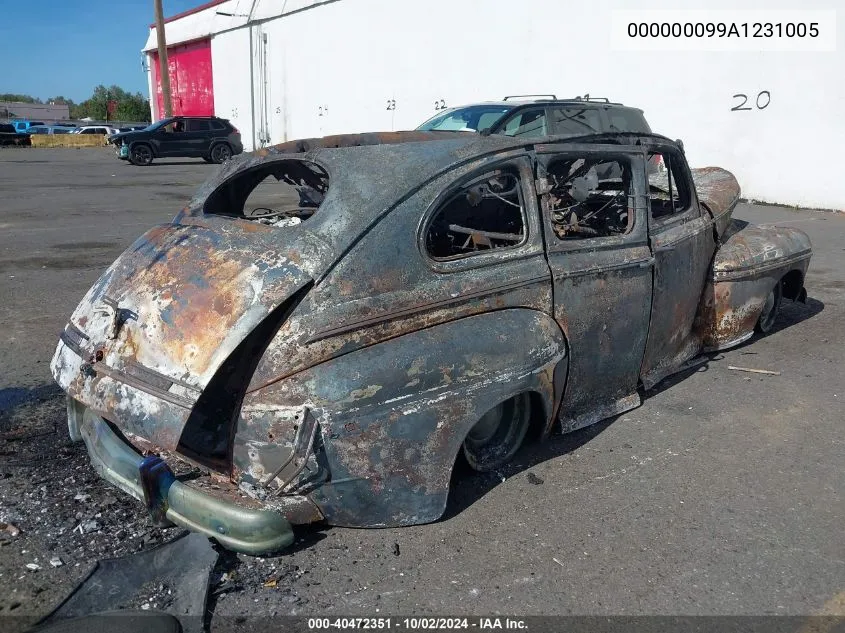 1946 Mercury Other VIN: 000000099A1231005 Lot: 40472351